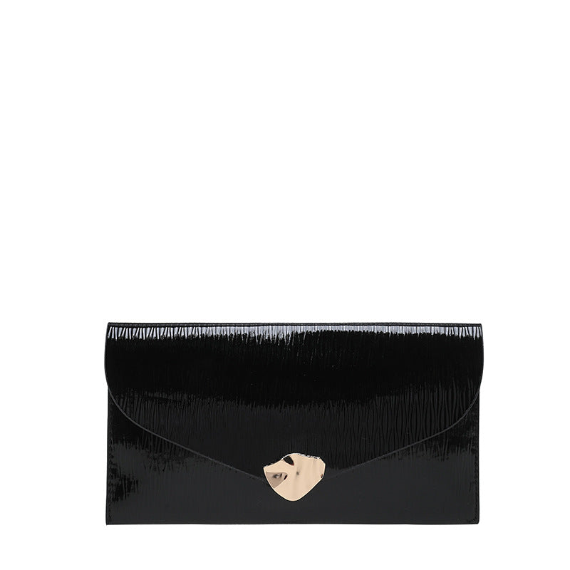 WoElegant Glossy Evening Clutch Bowlift