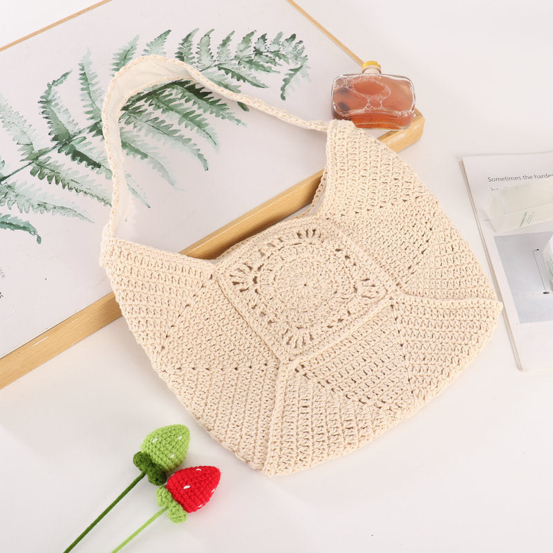 Handcrafted Macrame Shoulder Bag Bowlift