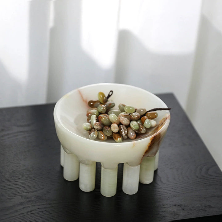 Elegant Onyx Decorative Bowl