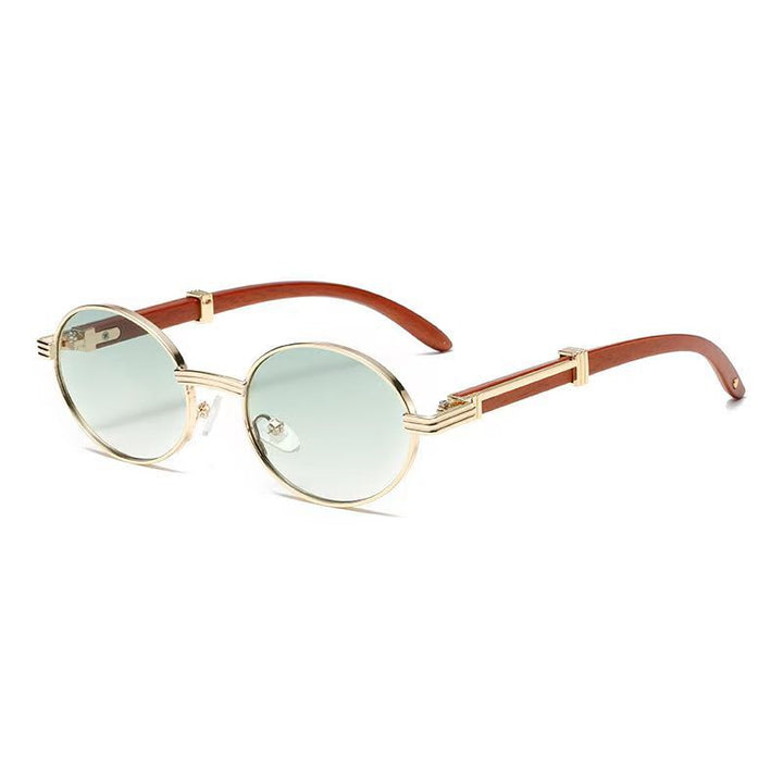 Retro Round Frame Sunglasses