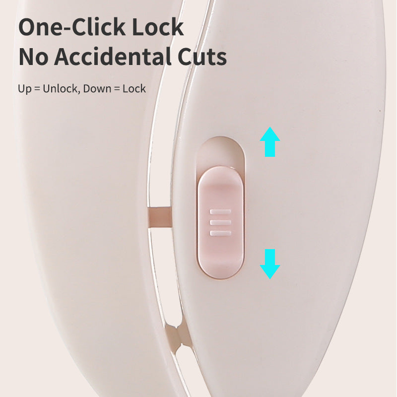 Ergonomic pet nail clippers with safety stop Bowlift