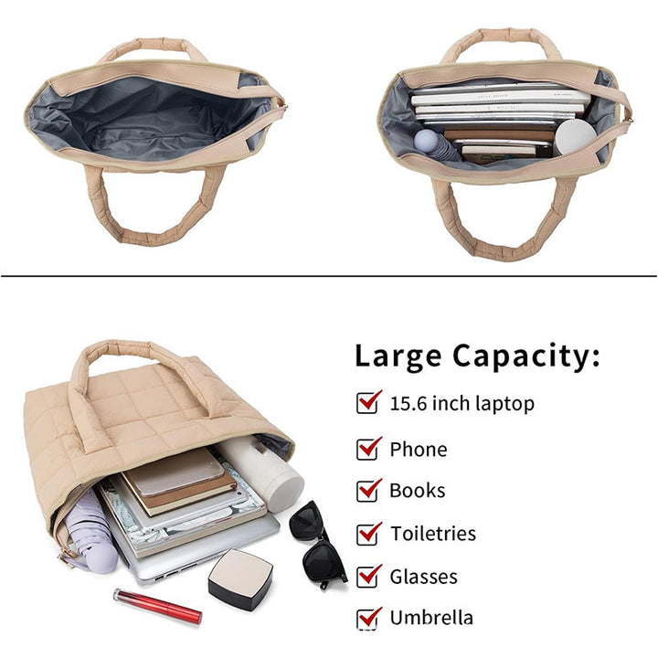 Practical and Padded Tote Bag Bowlift