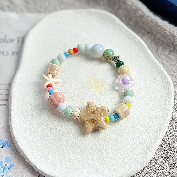 Heart-Shaped Beaded Bracelet Bowlift