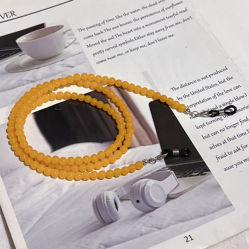 Beaded Eyewear Chain Holder Bowlift