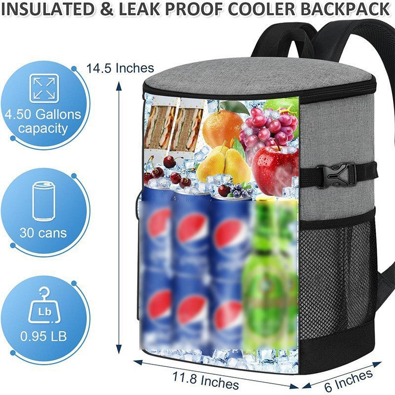 Insulated Outdoor Picnic Cooler Backpack Bowlift