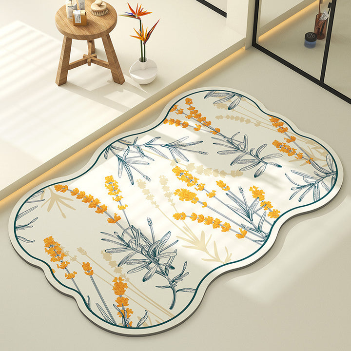 Decorative Flowers Rug
