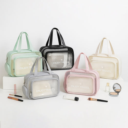 Transparent Travel Bag with Versatile Compartments Bowlift