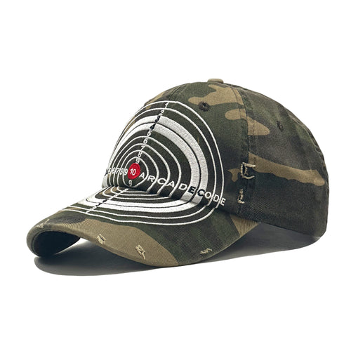 Ladies Camouflage Cap with Embroidered Design Bowlift
