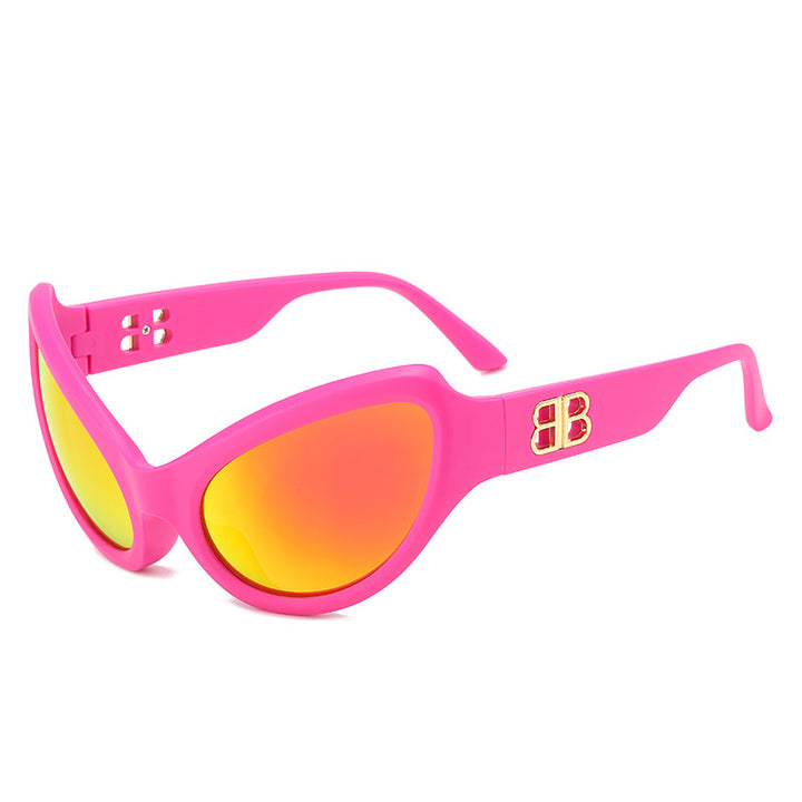 Ladies elegant Cat-Eye sunglasses with high-quality UV protection lenses Bowlift