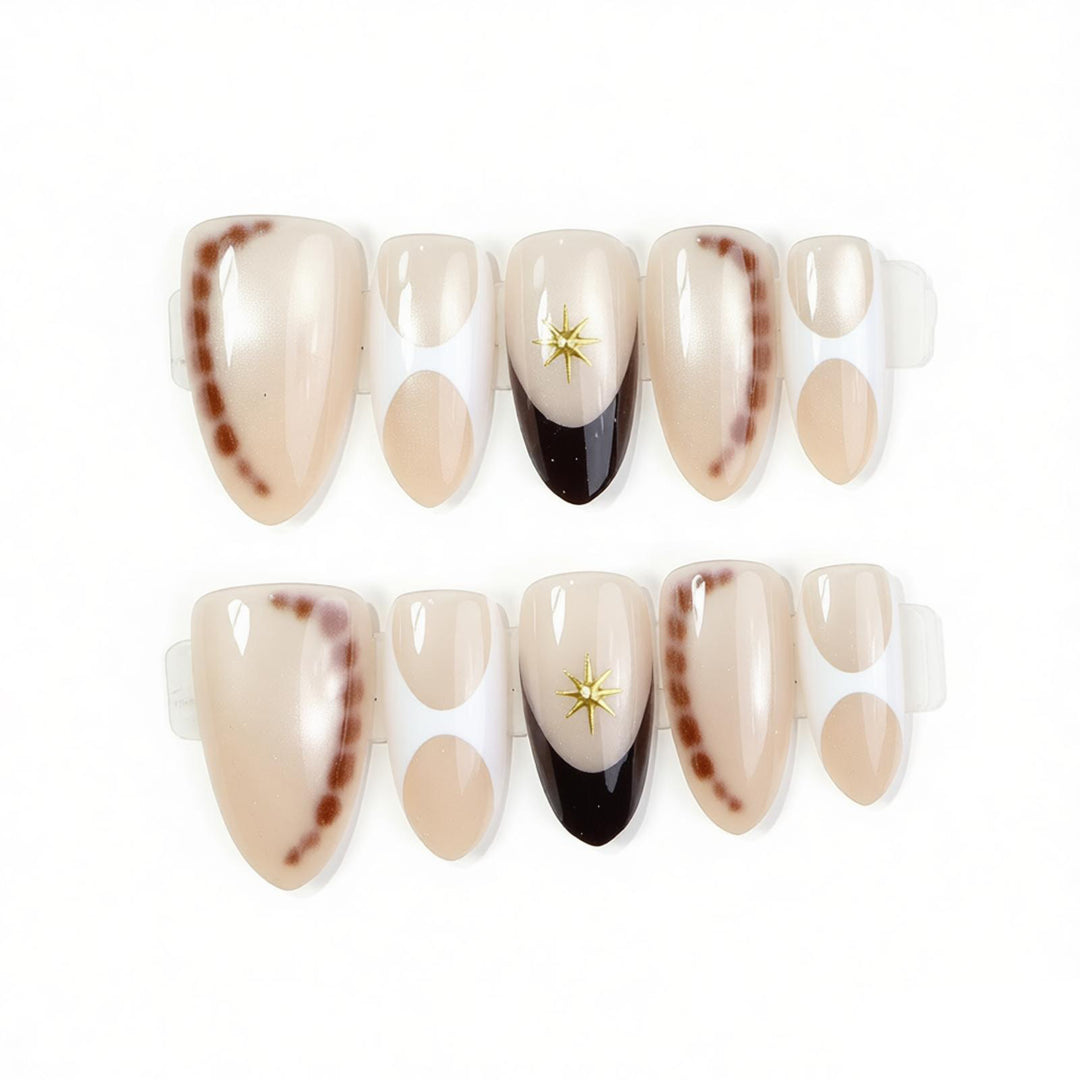 Glamorous Press-On Nail Art Set Bowlift