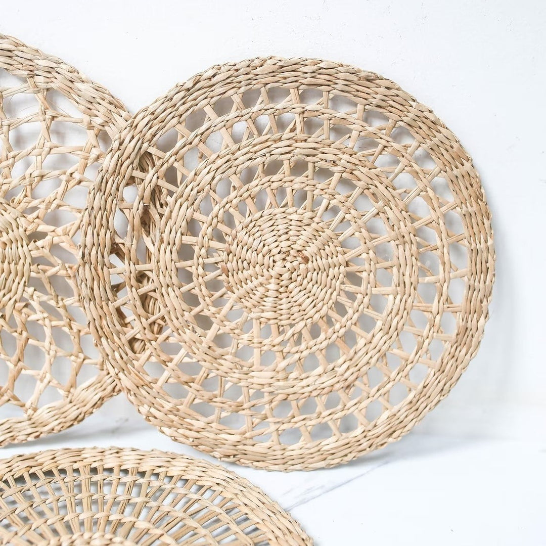 Handcrafted Woven Decorative Placemats Bowlift