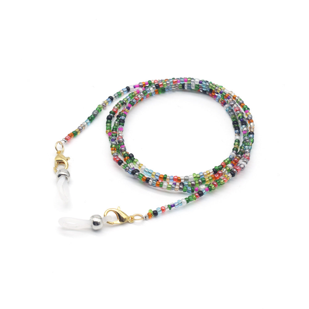 Colorful Multi-Textured Eyewear Chain Bowlift