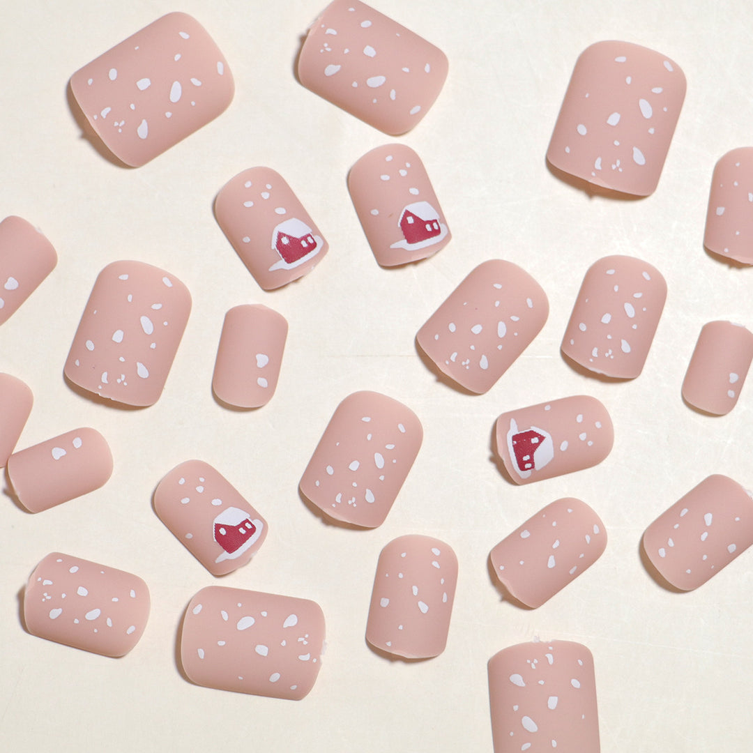 Creative Themed Press-On Nails Bowlift