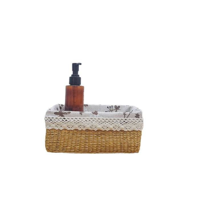 Decorative Woven Storage Basket Bowlift
