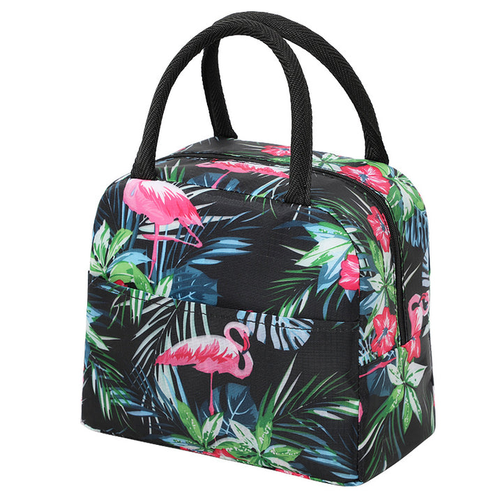 Insulated Flamingo-Themed Lunch Bag Bowlift