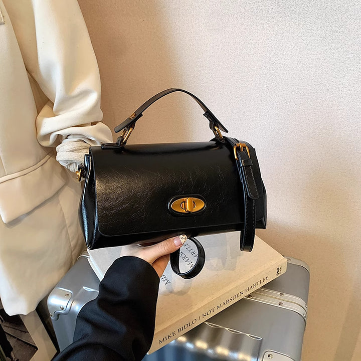 Elegant Structured Handheld Satchel Bowlift