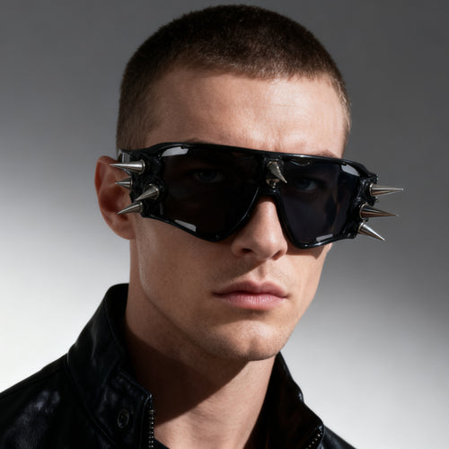 Women's edgy sports sunglasses with sharp accents Bowlift