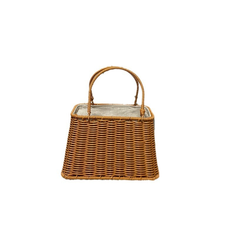 Decorative Woven Handcrafted Basket Bowlift