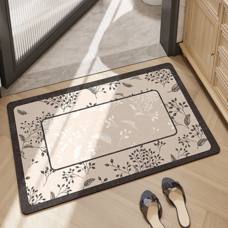 Unisex Marble Pattern Bath Mat Bowlift