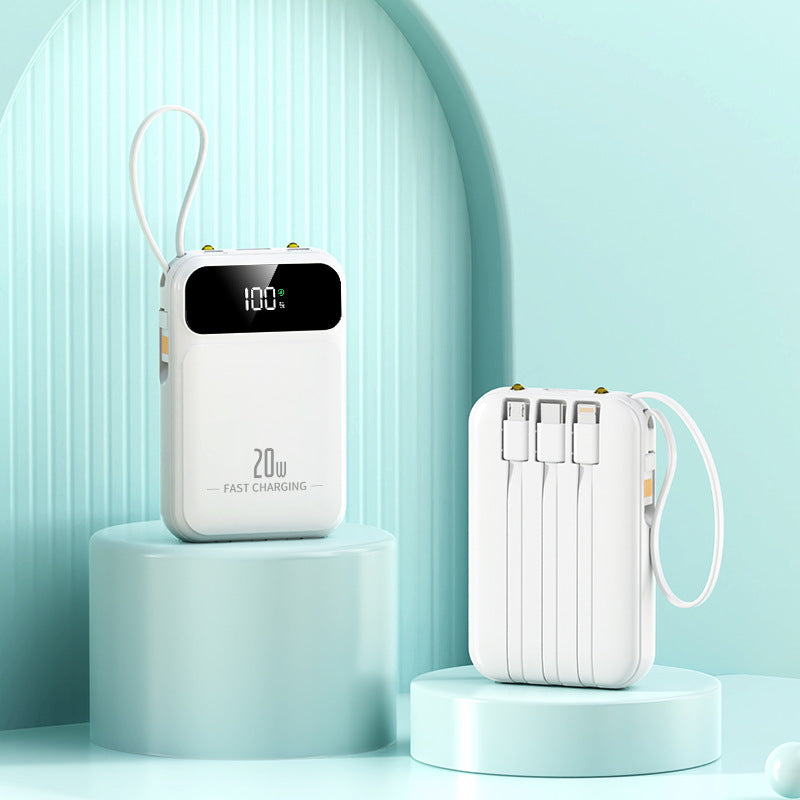 Portable Power Bank with Digital Display by Bowlift
