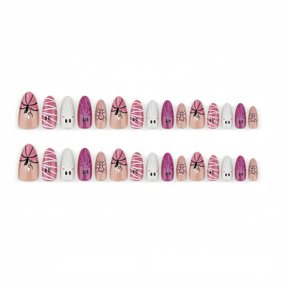 Creative artificial nails with Halloween motifs Bowlift