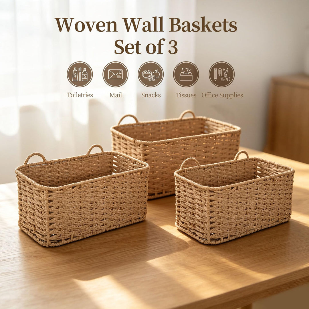 Boho Style Storage Basket Bowlift