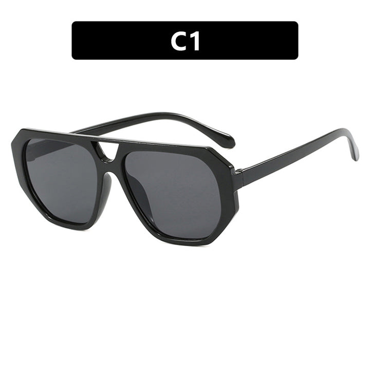 Women's sunglasses in fashionable hexagon design with UV protection Bowlift
