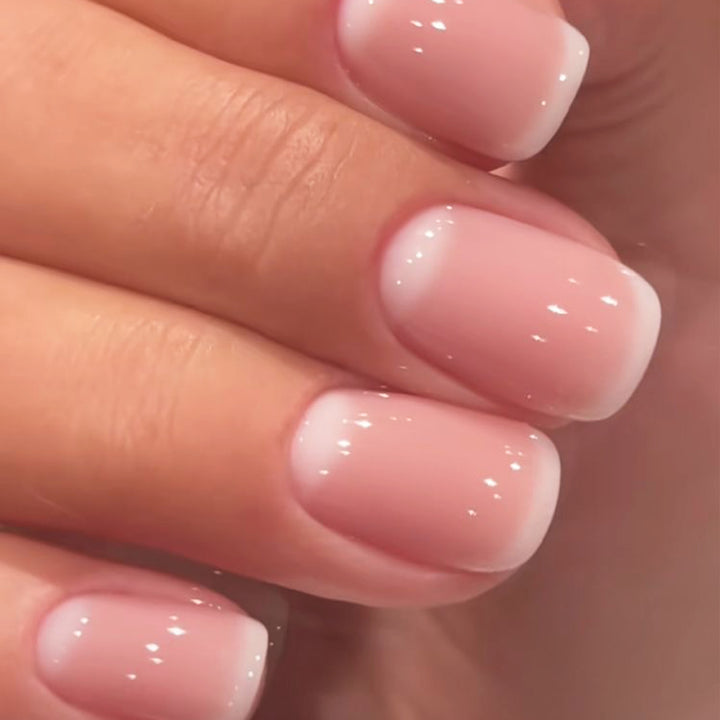 Premium Nail Art in Elegant French-Tip Design Bowlift