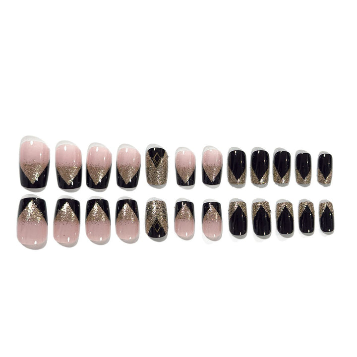 Glamorous Shimmering Nail Art Extensions Bowlift