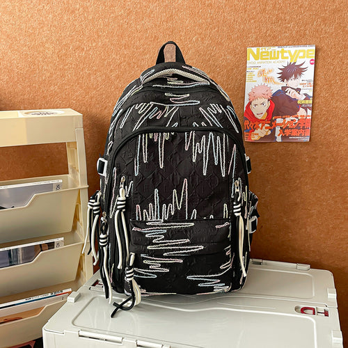 Trendy Patterned Backpack