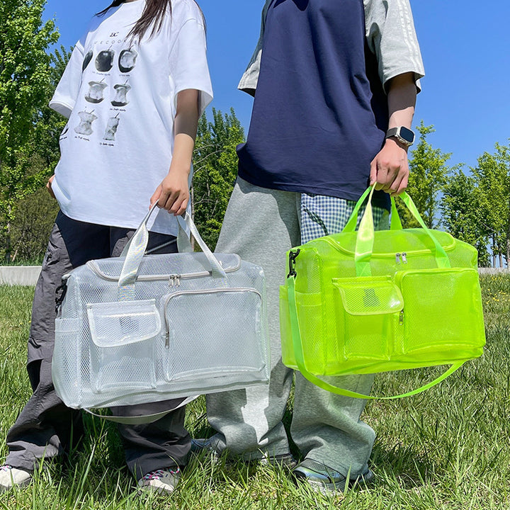 Transparent Gym and Travel Duffle