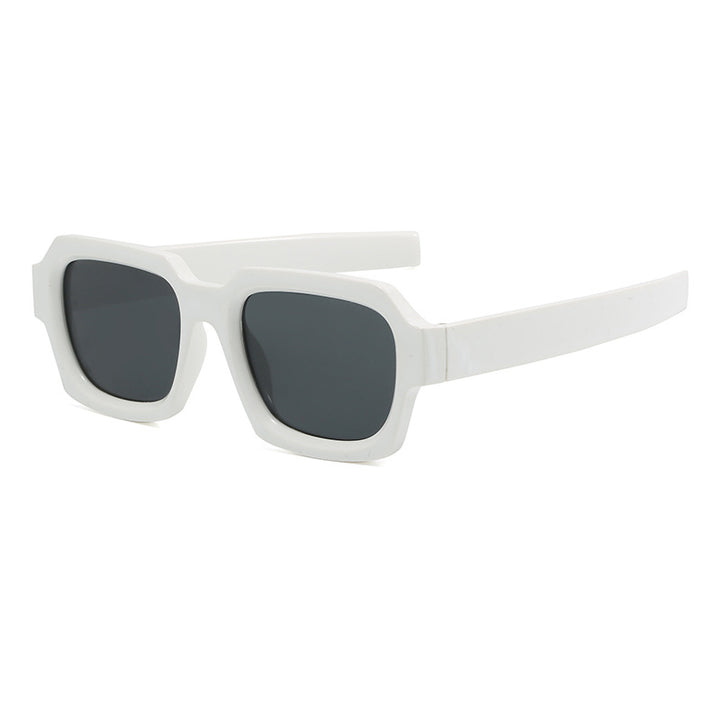 Ladies fashionable stylish square sunglasses with contrasting frame Bowlift
