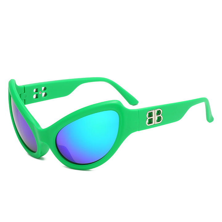 Ladies elegant Cat-Eye sunglasses with high-quality UV protection lenses Bowlift