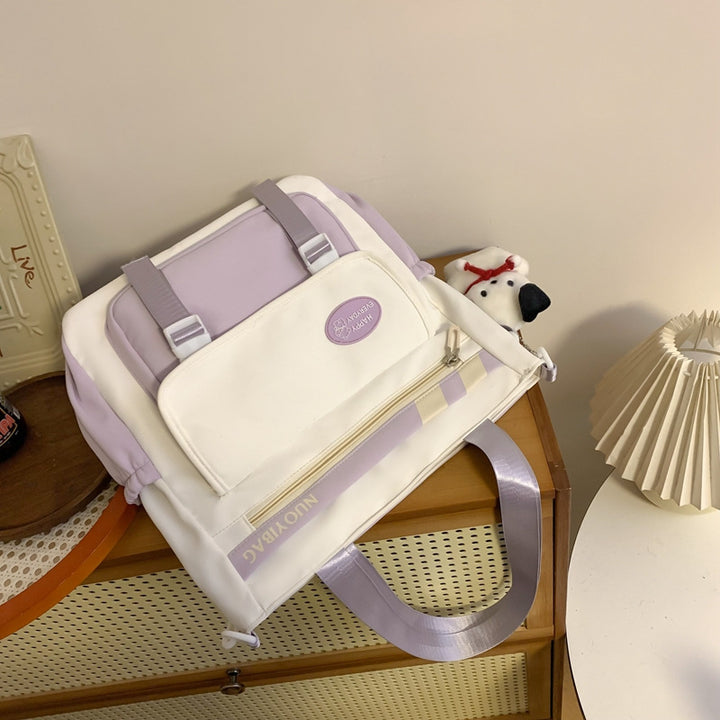 Multi-Compartment Casual School Backpack Bowlift