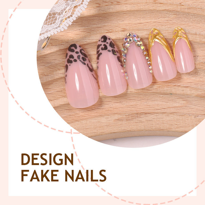 Creative nail art set with luxurious flower and glitter accents Bowlift