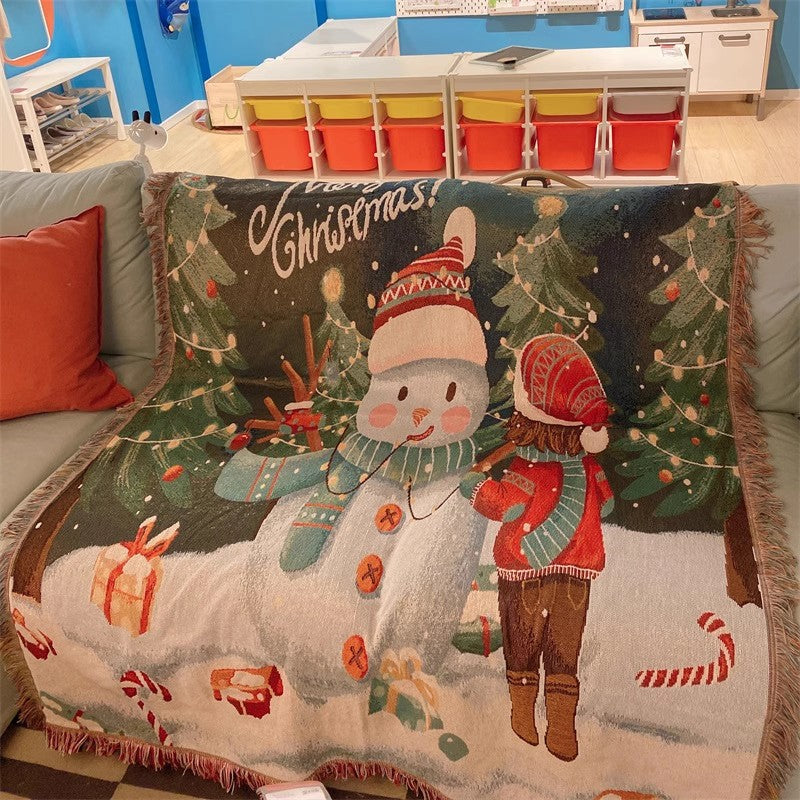Holiday-Themed Cozy Blanket