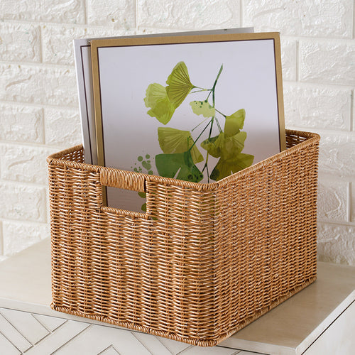 Premium Handwoven Square Storage Basket Bowlift