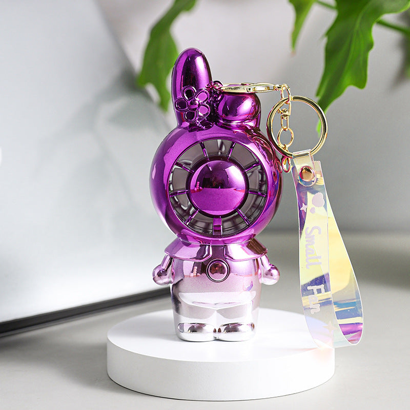 Unisex Portable Mini Fan in Cute Rabbit Design Bowlift