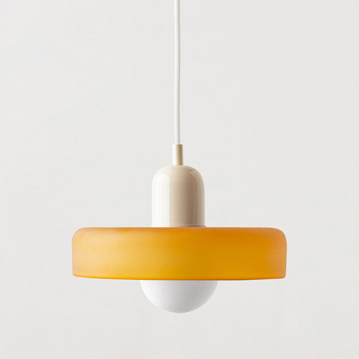 BowLift | Bauhaus Pendant Light made of Colored Glass