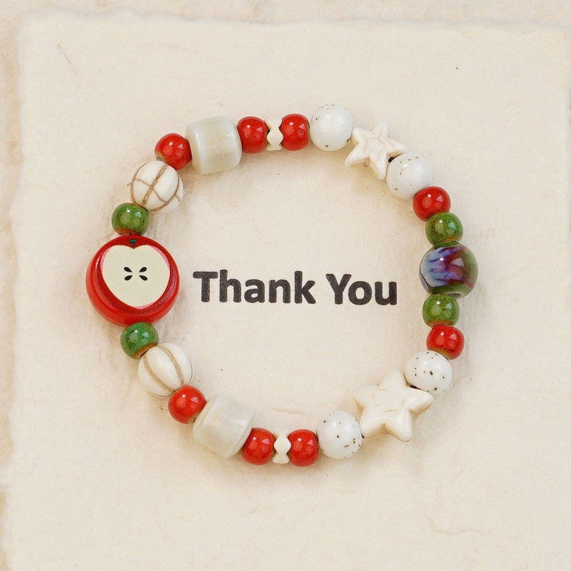Heart-Shaped Beaded Bracelet Bowlift