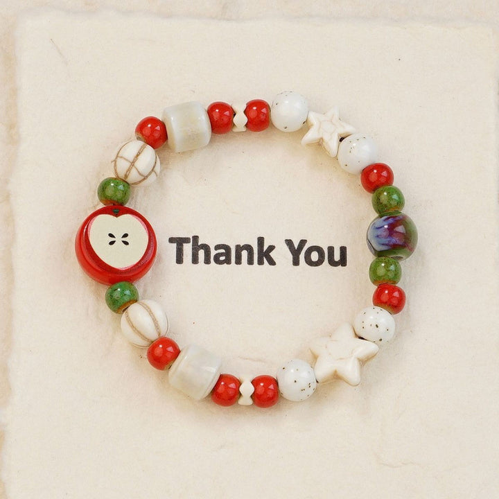 Heart-Shaped Beaded Bracelet Bowlift