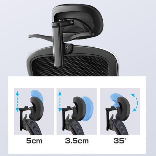 Adjustable High-Back Gaming Chair Bowlift