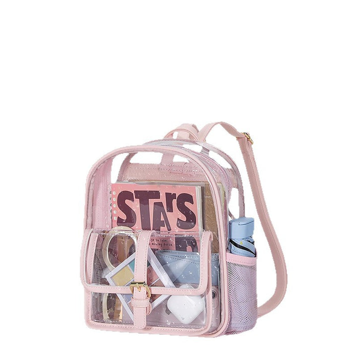 Transparent Backpack Bag with Organized Interior Bowlift
