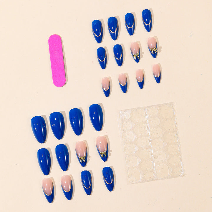 Decorative Bow-Accent Nail Art Extensions Bowlift