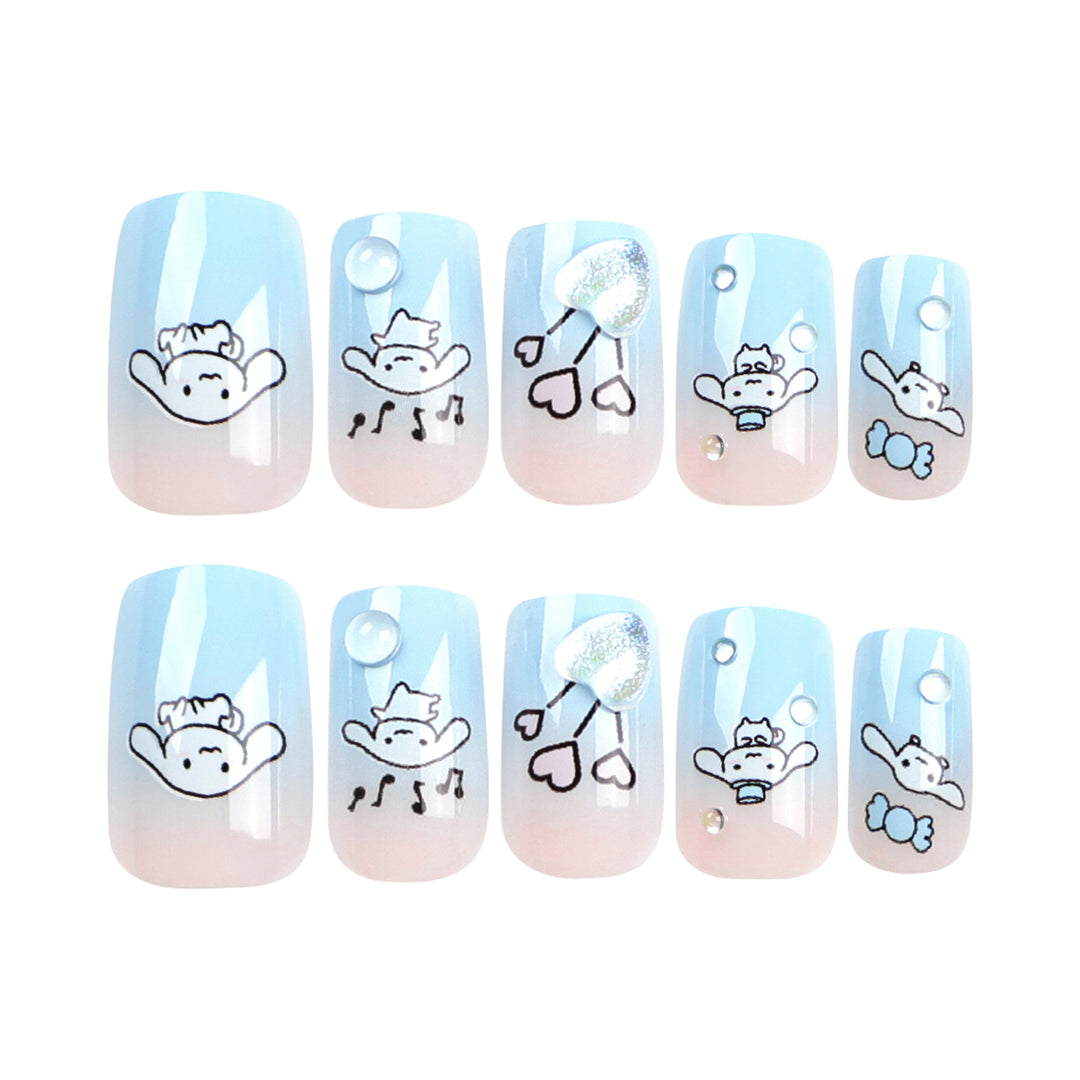 Artful Nail Extensions with Animal Motifs Bowlift