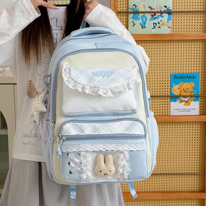 Playful Backpack with Multi-Pocket Design Bowlift