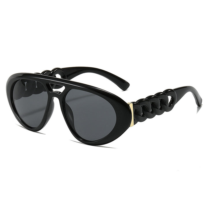 Fashion-Forward Oversized Shield Sunglasses Bowlift