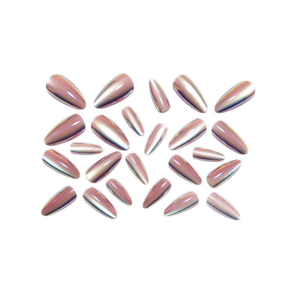 High-gloss artificial nails with elegant gradient Bowlift