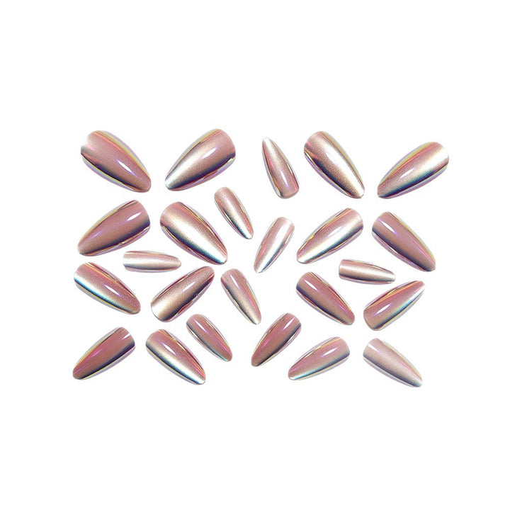 High-gloss artificial nails with elegant gradient Bowlift