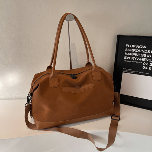 Stylish Leather Duffle Bag